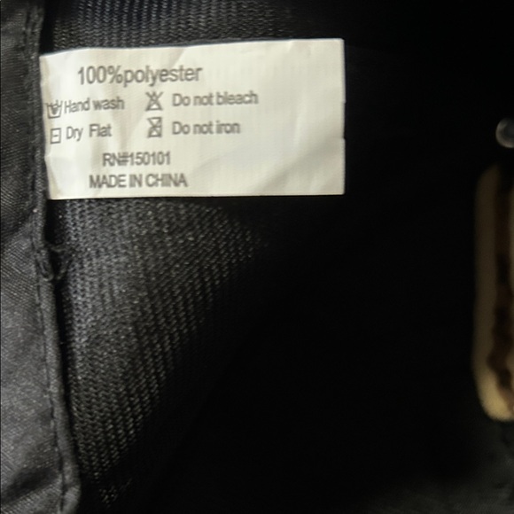 Chic Leopard Print Rhinestone Hat - Picture 4 of 4